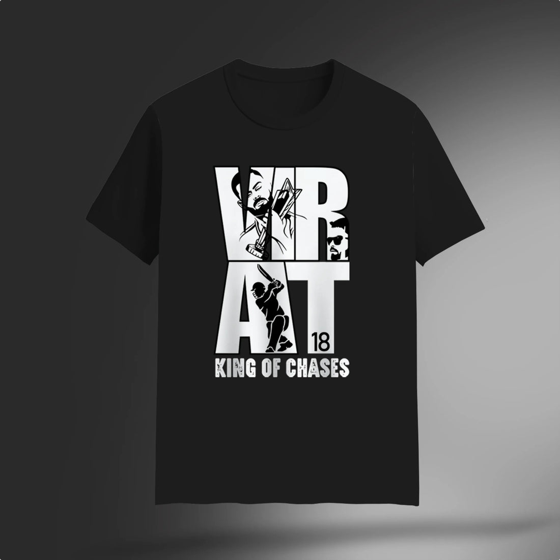 King of Chases | RCB Cricket Fan Tee